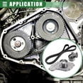 thumbnail image 3 of Unique Bargains 1 Set Engine Timing Belt with Water Pump Timing Belt Water Pump for Dodge Charger 2006-2010 Black, 3 of 6