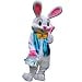thumbnail image 3 of UBCM Pâques Rabbit Bunny Rabbit Mascotte Costume Adulte Taille Déguisement Halloween, 3 of 4