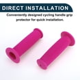 thumbnail image 6 of Unique Bargains Bike Handlebar Grips Covers 110mm Long Lightweight Bicycle End Grips Protector Pink 1 Pair, 6 of 6