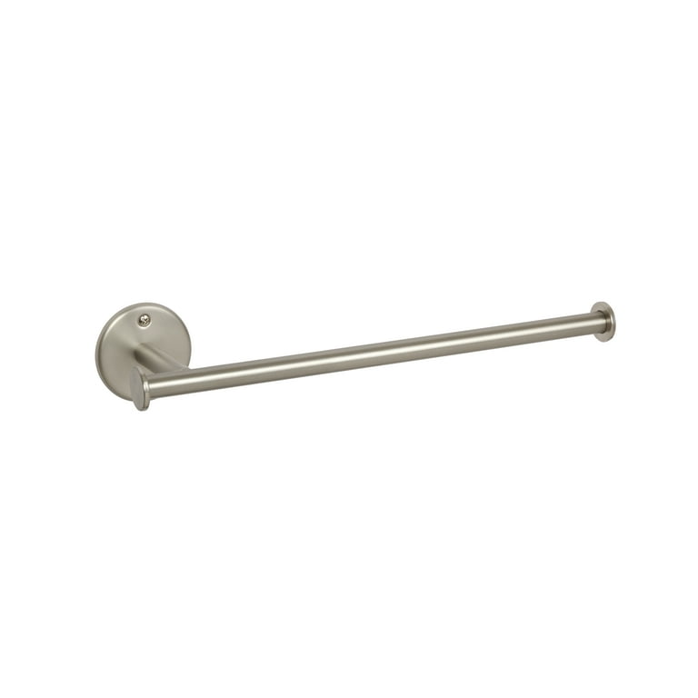 Mainstays Wall Mount Paper Towel Holder Brushed Nickel