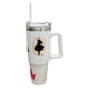 thumbnail image 2 of Termo de acero inoxidable Macarena Brand color blanco, Princesas de Disney de 30 Oz, 2 of 4