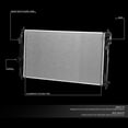2951 Radiator DNA Motoring 2951 Aluminum Radiator For 2007-2016 Jeep Compass Patriot ...