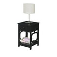 thumbnail image 2 of Omega 1 Drawer End Table, Black, 2 of 4