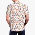 thumbnail image 4 of Balery Funny Chicken Printed Men’s Short Sleeve Polo Shirt, Midweight Men's Shirt,Golf Polo shirts -Small, 4 of 9