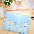 thumbnail image 3 of fashionhome Floral Rabbit Patterns A4 PVC Waterproof File Envelope Storage Bags Organizer School Supplies, 3 of 7