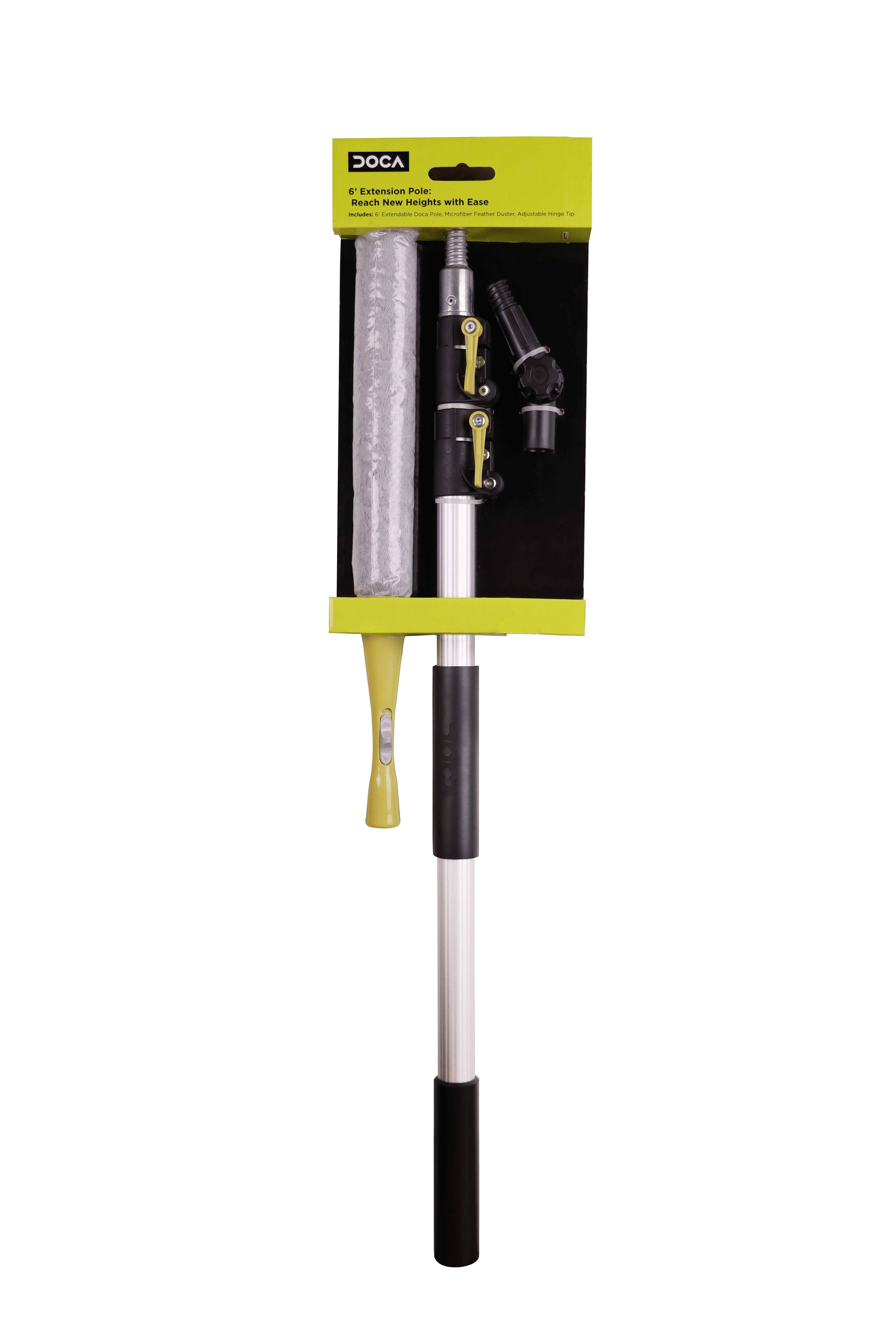 Doca 6' Pole Kit with Hinge and Feather Duster