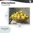 thumbnail image 4 of Stupell Industries Transitional Basket of Lemons in Sunlight White Framed Giclee Art, 14 x 11, by Creative Studio, 4 of 8