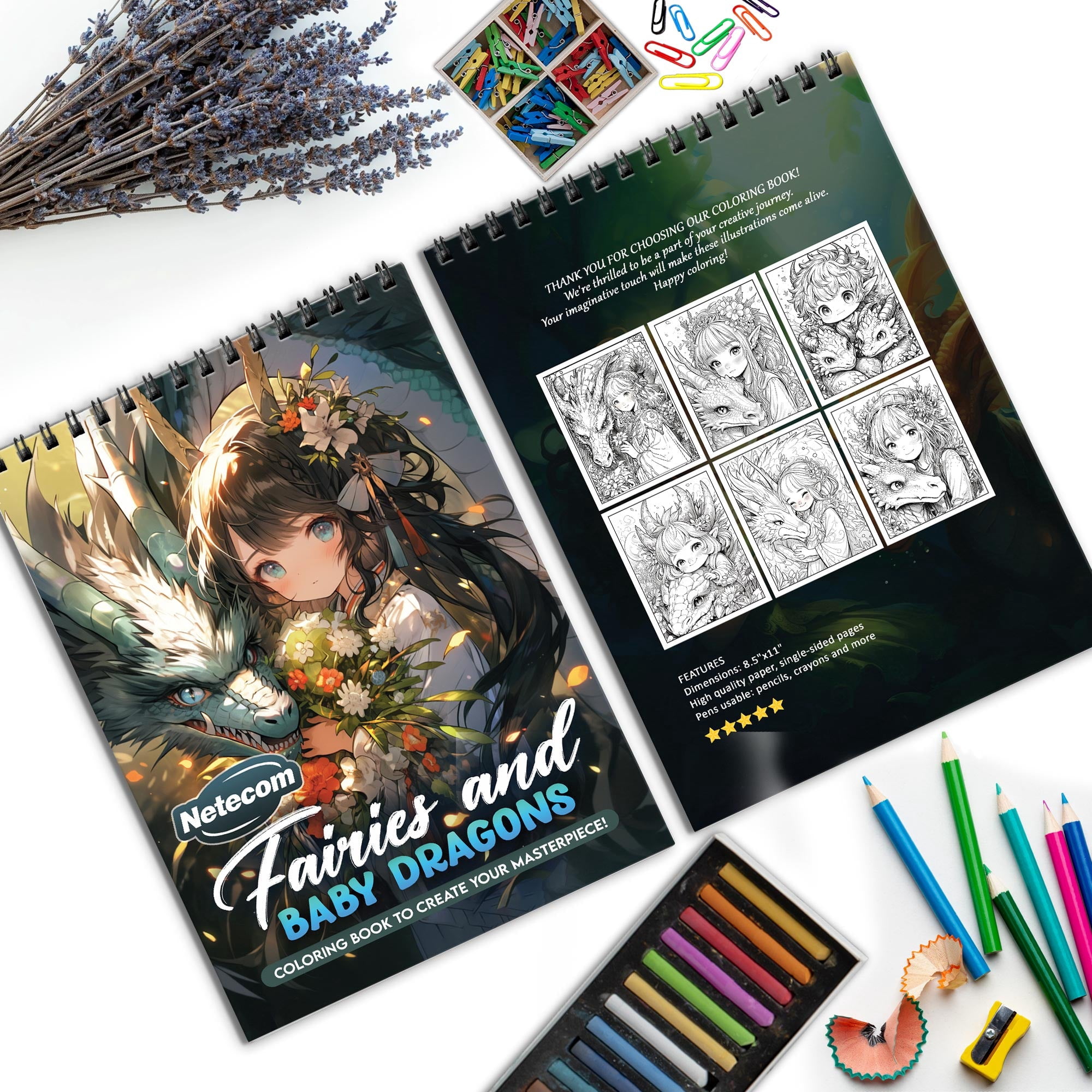 TPLHOUSE Pin Up Christmas Coloring Book Spiral Bound for Adult, Premium Cover