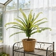 thumbnail image 4 of MTBLYS Guirnaldas artificiales colgantes|plantas artificiales de plástico para decoración de paredes interiores y exteriores|Juego de follaje decorativo para el hogar, 4 of 6