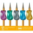 thumbnail image 6 of The Pencil Grip Metallic, Universal Ergonomic Training Gripper for Righties and Lefties, 6 Count Assorted Colors (TPG-11806), 6 of 7