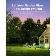 Govee Clear Bulb Outdoor String Lights, 96ft RGBWIC Dimmable Patio & Backyard Lights with 30 LED Bulbs
