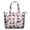 Cute Boston Terrier, variant on Cute Boxer Dog and Flowers Florals Travel Tote Bags for Women Carry On,Large Weekender Bags for Women Travel,Multi Functional Duffle Bag for Work,Shopping,Sports