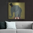 thumbnail image 6 of Luxe Metal Art 'Circus Elephant' by Ryan Fowler, Metal Wall Art, 36"x36", 6 of 9