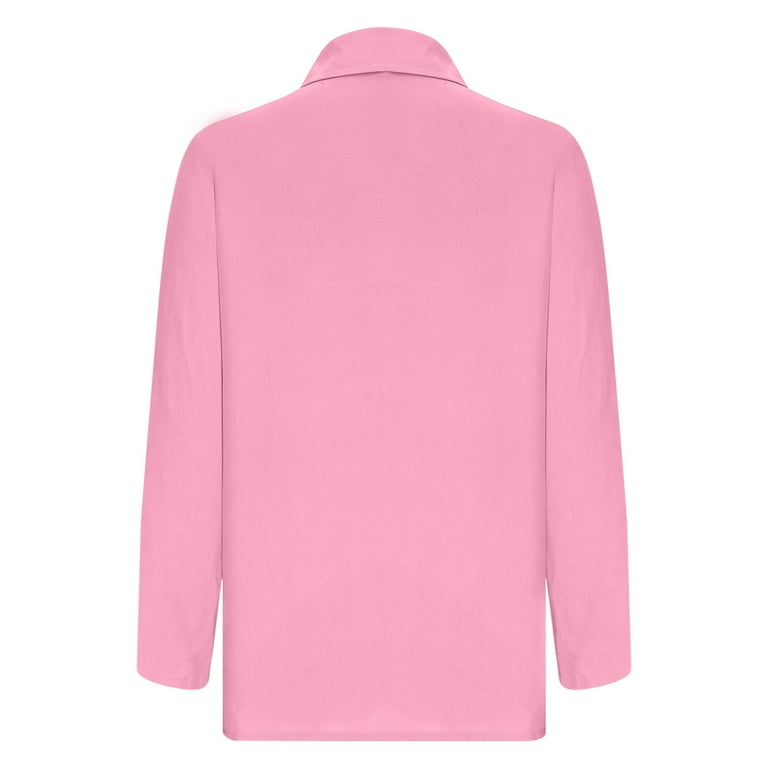 Sexy Solid Color Buttons Turndown Collar Blouses