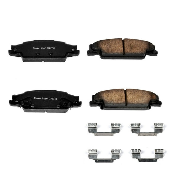 Power Stop Rear Z17 Evolution Ceramic Brake Pads with Hardware 17-922