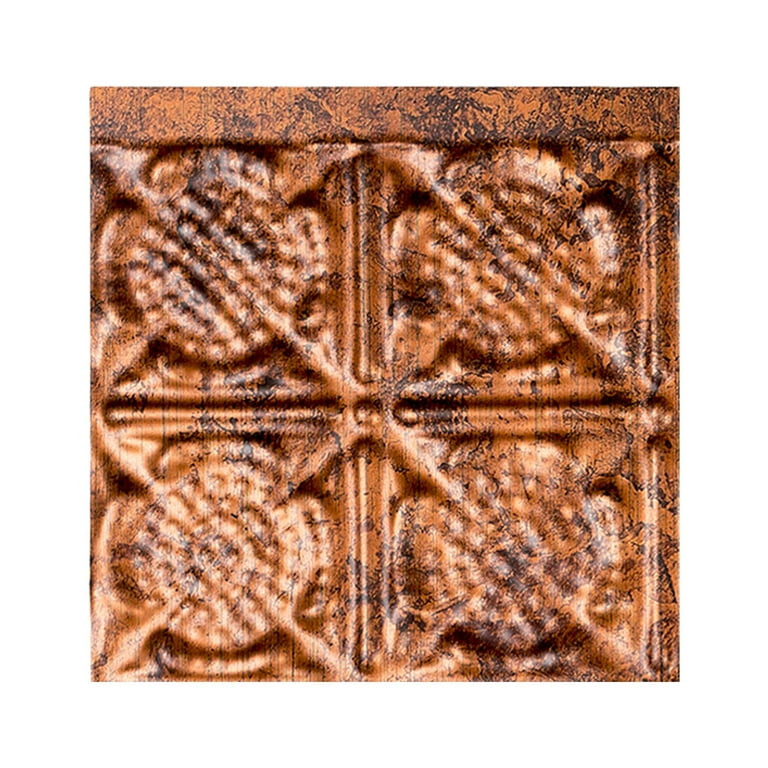 Fasade Easy Installation Miniquattro Moonstone Copper Backsplash Panel for Kitchen and Bathrooms (6 Fasade Easy Installation Miniquattro Moonstone Copper Backsplash Panel for Kitchen and Bathrooms (6
