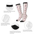 thumbnail image 3 of Yiaed Hello Easter Print Great elasticity Adult Stockings Sports socks for Men and Women, 3 of 6
