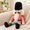 Pink, variant on Green Nutcracker Shaped 3D Throw Pillow with Faux and Polyester Material