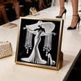 thumbnail image 5 of Elegant Lady Rhinestone Art Kit, Diy Diamond Painting With Numbered Canvas, for Home Wall Decor, A, 5 of 5