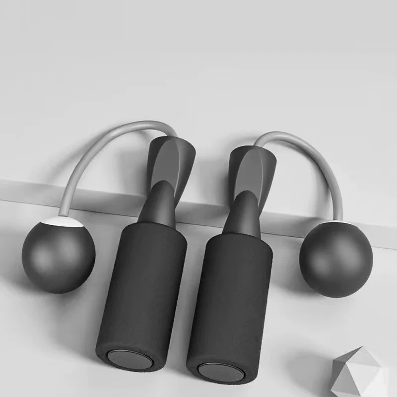 Cordless Jump Rope With Heavy Balls Sports Fitness Training Bodybuilding Exercise Rapid Speed Skipping Rope Home Gym Equipment