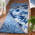 thumbnail image 2 of SAFAVIEH Fifth Avenue Deborah Abstract Runner Rug, Blue/Ivory, 2'3" x 8', 2 of 8