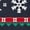 NAVY, variant on Peanuts - Snoopy And Charlie Ugly Christmas Sweater - Men's Crew Neck Fleece Pullover