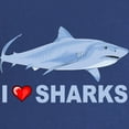 thumbnail image 2 of CafePress - I Love Sharks Maternity Dark T Shirt - Maternity Dark T-Shirt, 2 of 3