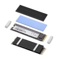 thumbnail image 2 of Enfriador Disco Estado Sólido Metal Con Tornillo Radiador Calor SSD Accesorios Duraderos para PC/escritorios PS5 NVMe M.2 2280, 2 of 9