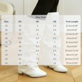 thumbnail image 3 of OKBOP Women's Knee High Boots Zip-Up Pointy Toe Slouch Buckle Strap Low Heel Boots for Fall Winter Boots Sizes 42, 3 of 5