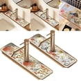 thumbnail image 4 of Alfombrilla clásica para desagüe de grifo de fregadero, alfombrilla absorbente de barro de diatomeas para inodoro, alfombrilla antideslizante antimoho para encimera de cocina y comedor, 4 of 5