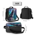 thumbnail image 2 of Fotbe Sac à Lunch Coloré Loup pour Hommes Femmes Grande Capacité Sac à Lunch Réutilisable Sac à Lunch Isolé Glacière, 2 of 7