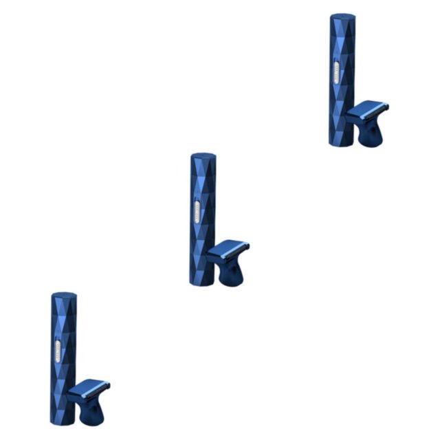 letairis Tondeuse Électrique pour Poils de Nez, Narines, Oreilles, Rasoir Bleu Double Tête 3Set