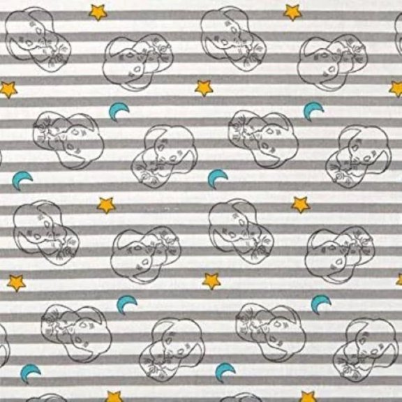 Handmade Sheets or Pillow Cover Disney Dumbo Stripes