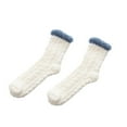 thumbnail image 2 of Womens Warm Fuzzy Plush Socks Soft Thick Cozy Winter Seasonal Footwear, 2 of 4