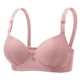 thumbnail image 1 of DPTALR Woman's Lace Flower Gathered Together Large Size Daily Bra Underwear No Rims, 1 of 2