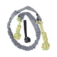 thumbnail image 2 of GROWTH TANK Dog Rope Toy Dog Bungee Hanging Toy Puppy Playing Bite Resistant Dog Tug Gray, 2 of 9