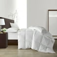thumbnail image 2 of NY&C Home Gianna Comforter Cotton Shell Stitched White Duck Down Filling, King, White, 2 of 2