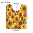 thumbnail image 5 of IAUYY 24x16 Inch Bath Mat Thick Soft Plush Shower Mat TPR Backing Material Non Slip Bath Mats for Bathroom for Tub Shower Hotel Attractive Flowers, 5 of 9