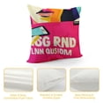 thumbnail image 4 of SHANXI Gifts, Pocket Design Throw Pillow Covers, Gaming Room Décor Stocking Stuffers Easter Basket Stuffers for Teen Boys Girls Men Father Boyfriends-Hot Pink 18x18in, 4 of 5