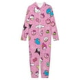 thumbnail image 3 of Hello Kitty Hooded Union Suit Pajama Soft Comfy PJs Sleepwear, 3 of 7