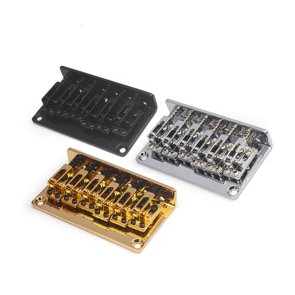 Yihuala Multifuntional 6 String Electric Bass Bridge Bass Guitar Part Music Instrument Hardware Electric Bass Bridge for Guitar