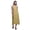 Medium Yellow, variant on Bimba Geometric Women Backless Halter Neck Beachwear Summer Evening Party Dress-Large