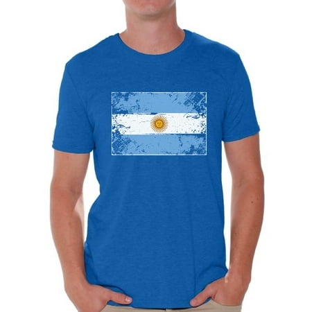 Awkward Styles Argentina Flag Shirt for Men Argentinian Soccer 2018 Tshirt Gifts from Argentina Flag of Argentina Argentinian Men Argentina Shirts for Men Argentina 2018 Tshirt Argentinian Gifts