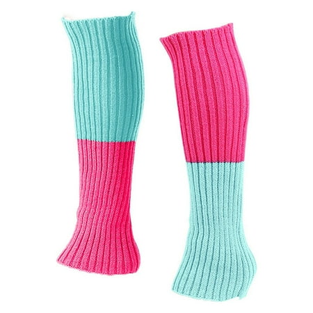 

WUDATI Cable Knit Autumn and Winter Warmth Women And Men Winter Autumn And Winter Colorful Fluorescent Woolen Knitted Socks For Women s Warm Feet Set Halloween Dressing Accessories Party