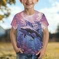 thumbnail image 2 of Byoo Toddler Boys T Shirt Animal Print Crewneck Short Sleeve Summer Soft Pullover Top, 2 of 5