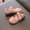 Pink, variant on FSYBOA Girls Dress Shoes Size 13(Little Kids), Cute Hook and Loop Strap Non Slip Soft Soled Kids School Uniform Shoes Beige