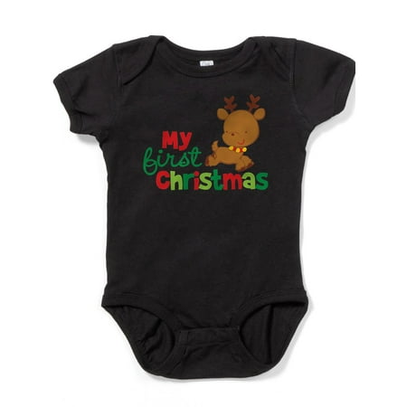 

CafePress - Reindeer Babies 1St Christmas - Cute Infant Bodysuit Baby Romper