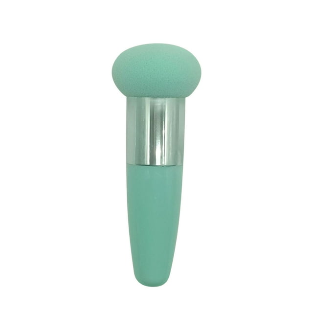 Fiudx Brocha para Base de Maquillaje, Esponja de Maquillaje Compacta y Portátil, Brocha Facial de Aplicación Suave, Set Base de Maquillaje de Cobertura Espectacular, Retícula Faciales Rápidos, Artícu