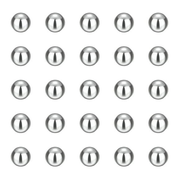 120 Pcs Precision Balls 1/4" Diameter G25 Solid Chrome Steel Bearing Balls