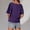 Dark Purple, variant on MAIHAN Women Polo Shirt Casual Summer Funny Crew Neck Basic Tops Short Sleeve Spring Summer Tops Beach Vacation Clothes for Casual 2026